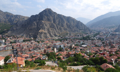 A view from Amasya, a historical city of Turkey