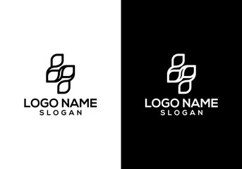 Natural Leaf Ornament Logo Design