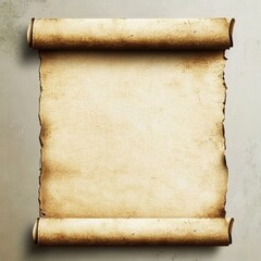 Antique Parchment Scroll Background: Vintage Texture for Design