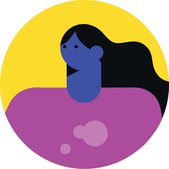 People avatars. Icons for games, online communities, web forums. Vector illustration in flat cartoon style