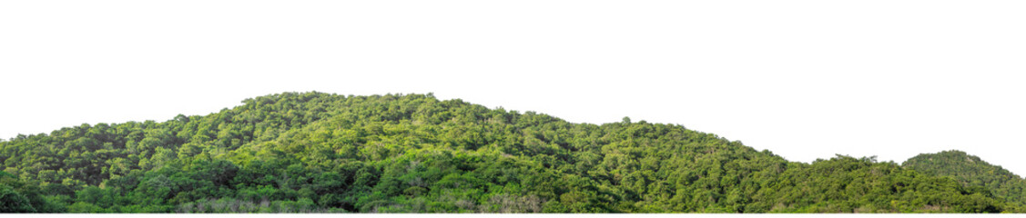 Obraz premium Beautiful Mountain isolated on transparent background with clipping path and alpha channel, high resolution.