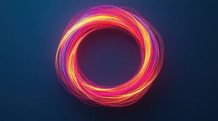 Vibrant abstract geometry action digital art scene creative environment modern viewpoint concept