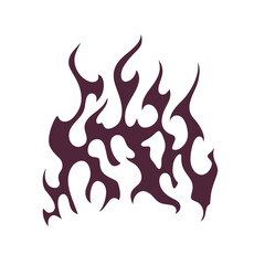 Streetwear fire elements. Flame Vector Illustration Hot Fire Ornaments for T-Shirts, Hoodies, jacket, Streetwear, Apparel, and Pajamas and kids clothing. Hand-Drawn urban Flames Design.