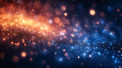 Naklejka premium Abstract Gradient Bokeh for Product Display New Year Theme. Generative AI