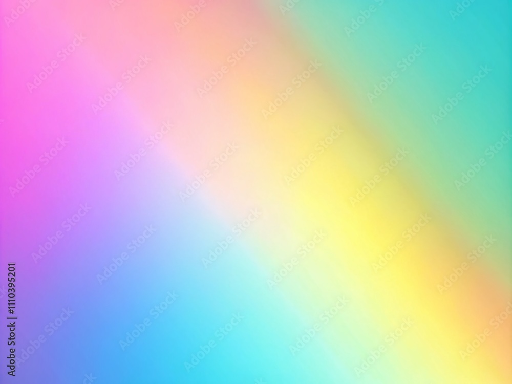 Aufkleber soft pastel rainbow gradient background for creative projects and designs - perfect for professional