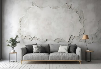 large luxury modern bright interiors Living room illustration 3D rendering computer digitally generated image