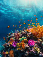 Obraz premium coral reef and fish