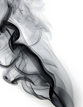 Abstract Black Smoke