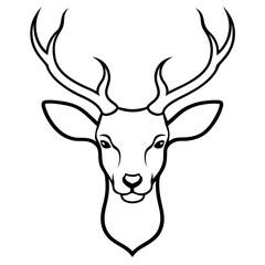 deer head vector