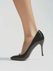 High Heel Close-Up in Motion

