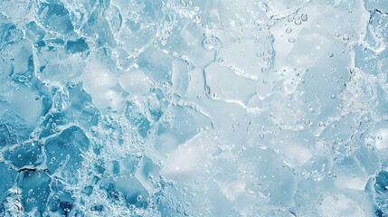 Ice and Snow Christmas Poster Background