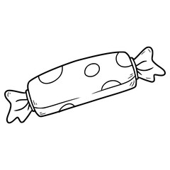 candy illustration hand drawn outline vector