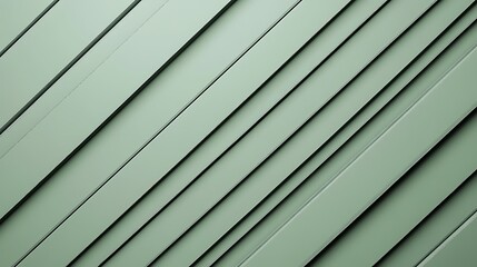 Obraz premium A monochromatic green background with evenly spaced diagonal lines creating a simple yet elegant design. 