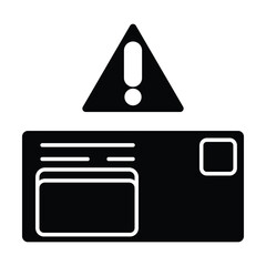 Letter Of Clarification icon vector on white background