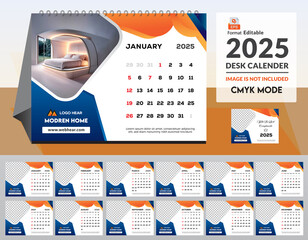 new year calendar template-2025