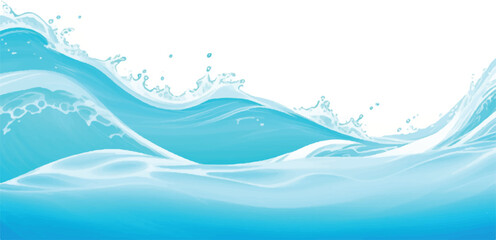 Transparent abstract soft green and blue abstract water color ocean wave texture background. Banner Graphic Resource as background for ocean wave and water wave abstract graphics	