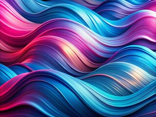 Vibrant Abstract Waves: A Colorful Background Blending Blue and Pink for Creative and Artistic Projects
