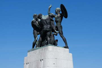 Il Monumento ai Caduti di Trieste, Friuli-Venezia Giulia, Italia.