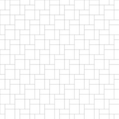 White texture background vector. Brickweave Tiles pattern vector. Wall hatch pattern.