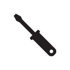 Screwdriver icon for tools or repair