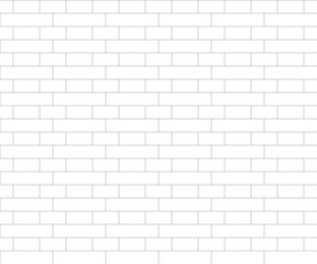 White brick wall texture background vector. English Bond Tiles pattern vector. Brick wall hatch pattern.
