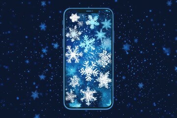 A vertical AI illustration of an iPhone background