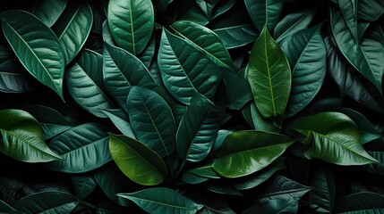 green leaves background