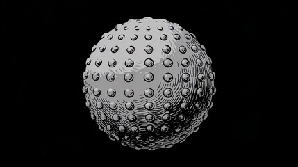 Golf clubs and balls on a green lawn in a beautiful golf