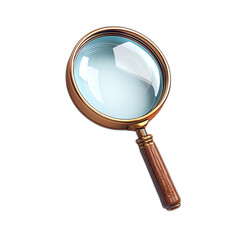 Vintage Magnifying Glass Antique Lens Research Tool Close up Detail