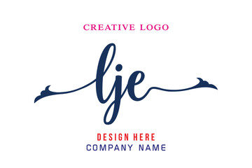 LJE  lettering logo is simple, easy to understand and authoritative