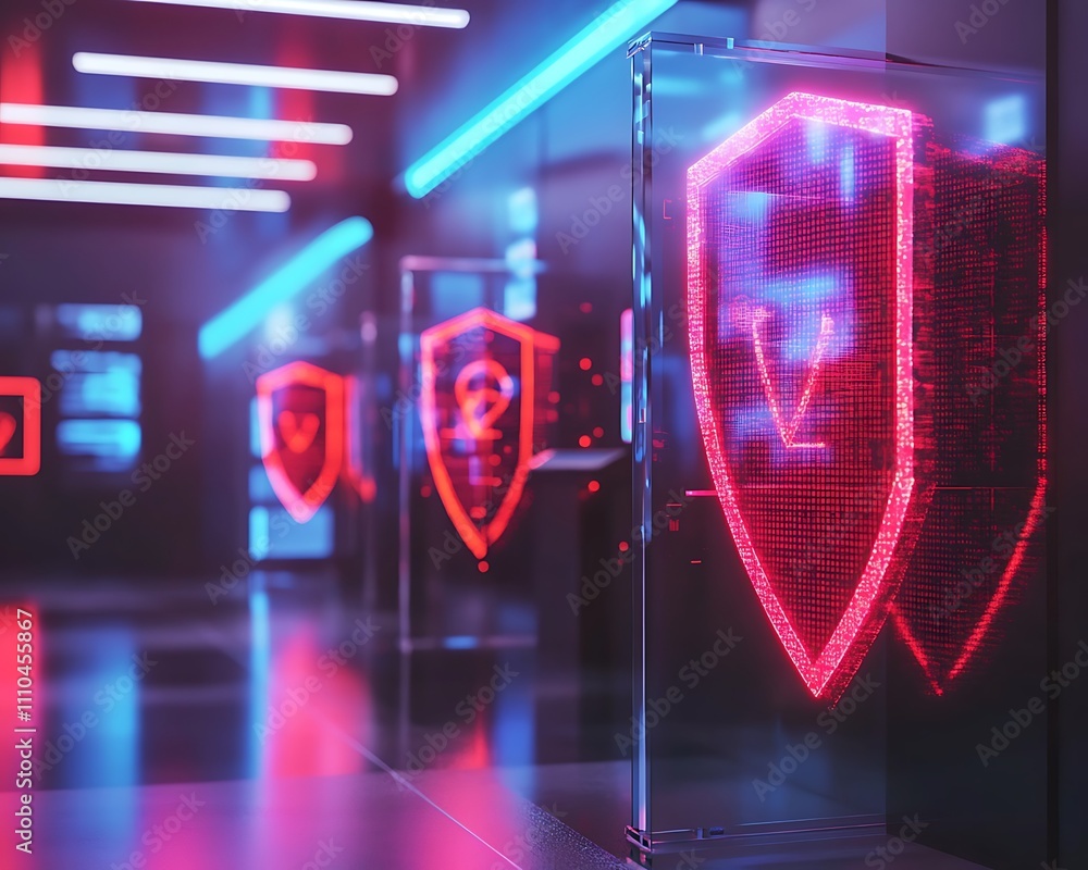 Aufkleber ai powered financial, ai fraud detection systems visualized in digital setting