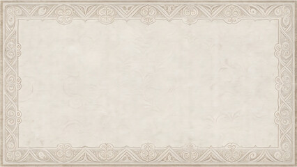 Detailed Border Paper Texture Background
