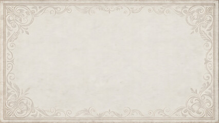 Detailed Border Paper Texture Background
