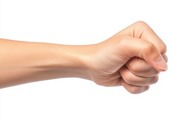 woman hand professional photo on clean bright white background