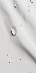 Waterproof Fabric with Water Droplets

