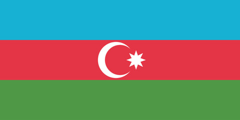 アゼルバイジャン共和国の国旗