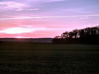 Selbstklebende Fototapeten landscape at sunset © Artur
