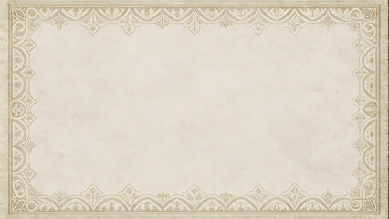 Detailed Border Paper Texture Background