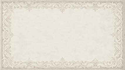 Detailed Border Paper Texture Background