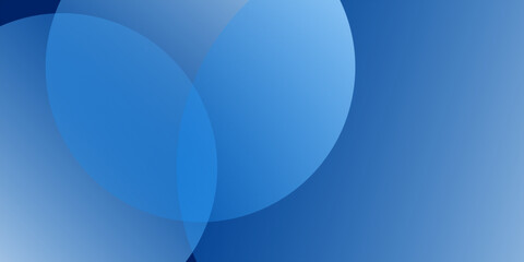 Blue abstract background with white circles