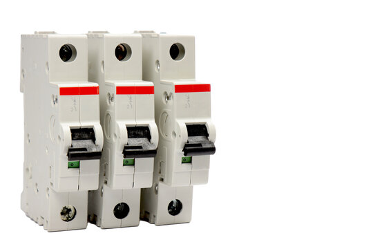 An electric current circuit breaker to protect electrical loads.Transparent background in png.