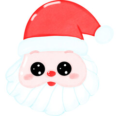 Christmas candle watercolor illustration  Illustration of a red candle