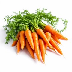 Fresh Organic Carrots Bunch Healthy Food Vitamin A Agriculture