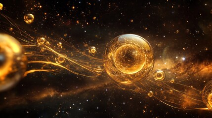 a gold nanoparticle highlighted against a clean white backdrop, showcasing its surface texture and crystalline structure