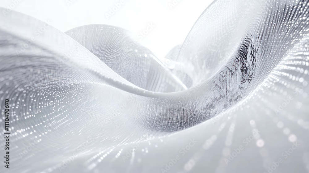Poster ai concepts, showcasing swirling patterns of light and data streams that represent information flow 