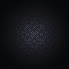 dark grey and black vintage background, royal with classic Baroque pattern, Rococo with darkened edges background, card, invitation, banner. vector illustration EPS 10