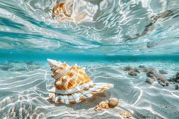 seashells on the beach