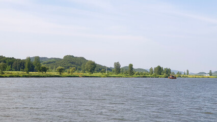 아름다운 자연, 한국 부여, 백마강 풍경 - River Scenery, South Korea