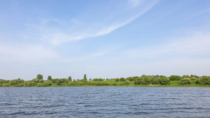 아름다운 자연, 한국 부여, 백마강 풍경 - River Scenery, South Korea