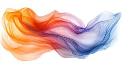 Abstract Waves in Soft Colors Inspired by Thai Aesthetics